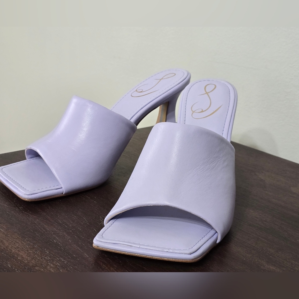 Sam Edelman Carmen Leather Slip-on Heels Women's Size 8M - Picture 5 of 13